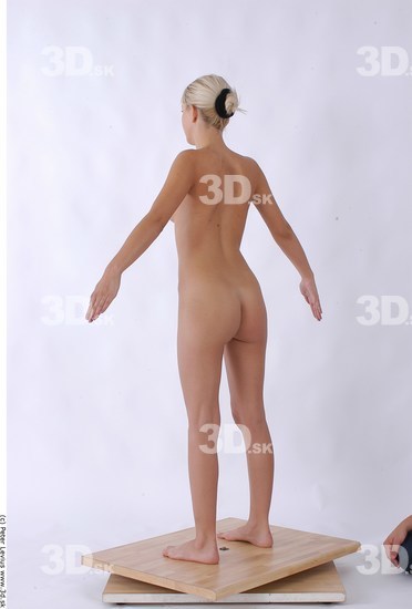 Whole Body Woman Nude Slim Studio photo references