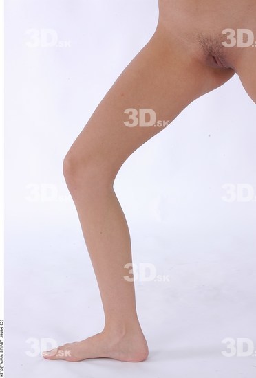 Leg Whole Body Woman Nude Slim Studio photo references