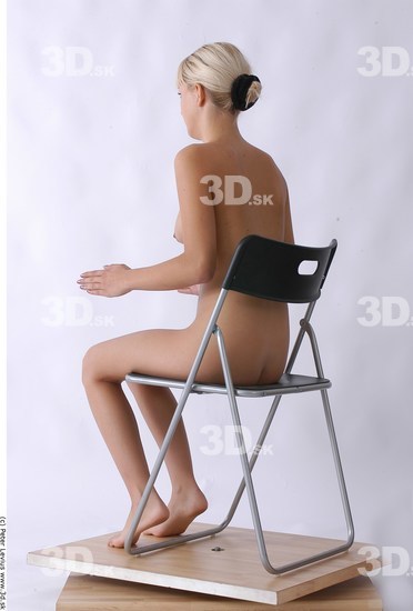 Whole Body Woman Artistic poses White Nude Slim