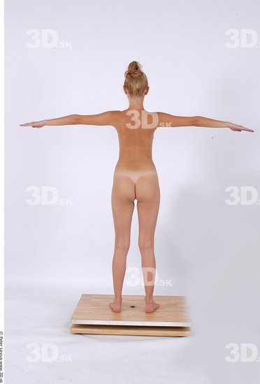 Whole Body Woman T poses Nude Slim Studio photo references