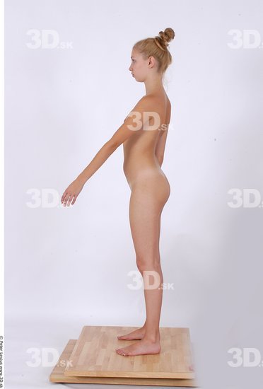 Whole Body Woman Animation references Nude Slim Studio photo references