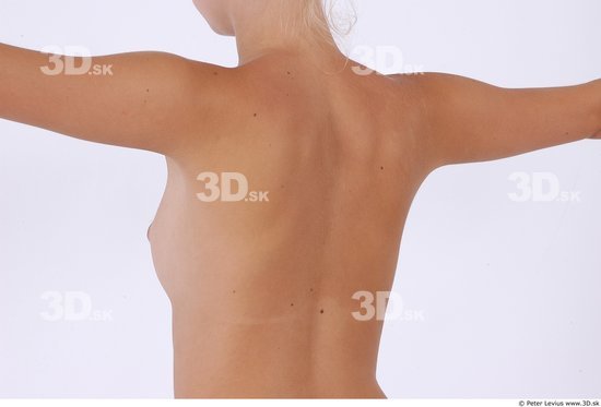 Back Woman Nude Slim Studio photo references