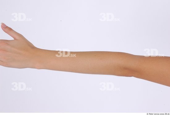 Forearm Woman Nude Slim Studio photo references