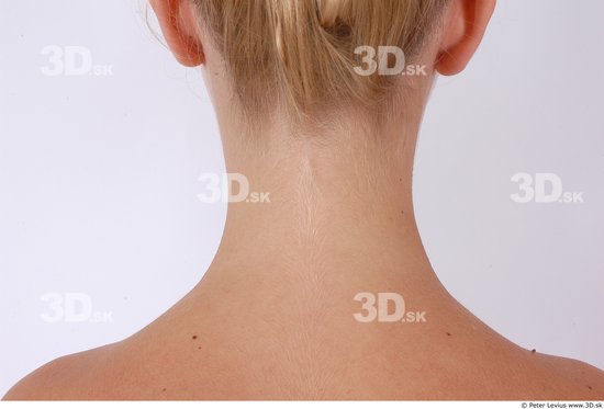 Neck Woman Nude Slim Studio photo references