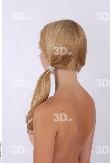 Neck Woman Nude Slim Studio photo references