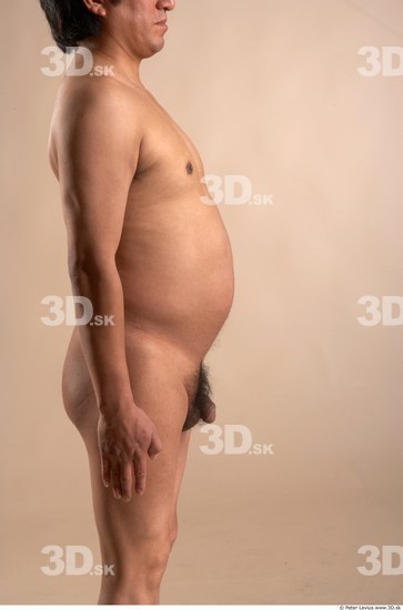 Whole Body Phonemes Man Other Another Nude Overweight Male Studio Poses