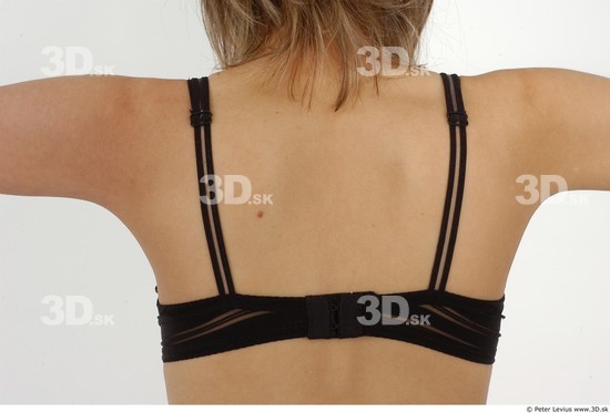 Whole Body Back Woman Underwear Slim Studio photo references