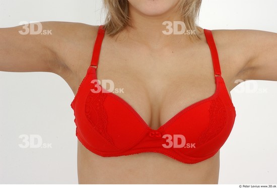 Chest Whole Body Woman Underwear Slim Studio photo references