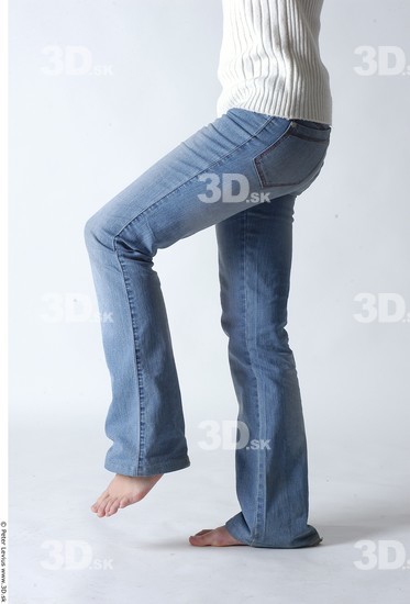 Leg Woman Animation references White Casual Slim