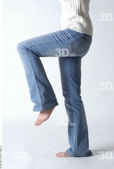 Leg Woman Animation references White Casual Slim