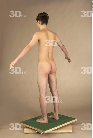 Whole Body Man Nude Athletic Studio photo references