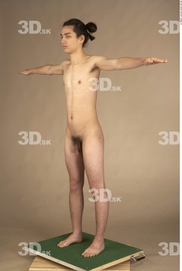 Whole Body Man T poses Nude Athletic Studio photo references