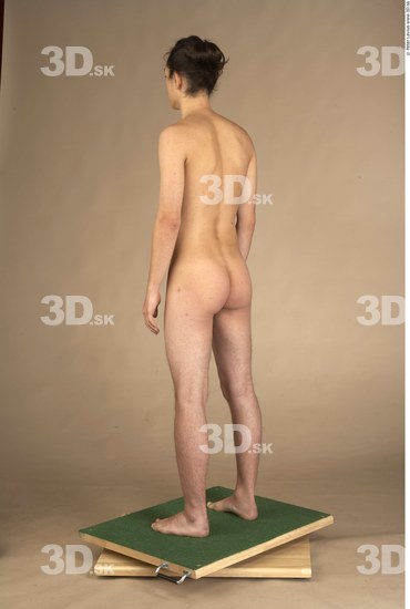 Whole Body Man Nude Athletic Studio photo references