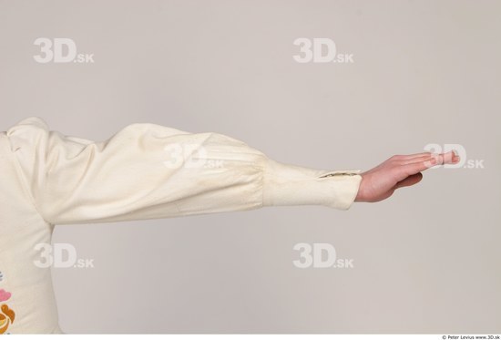 Whole Body Woman T poses White Historical Slim Costume photo references