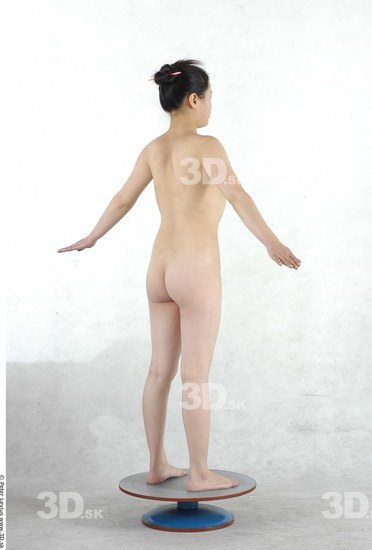 Whole Body Woman Asian Nude Chubby Studio photo references