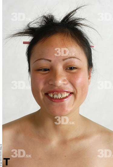 Face Whole Body Phonemes Woman Asian Nude Chubby Studio photo references