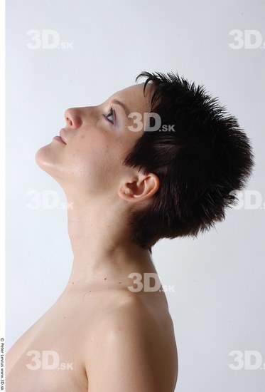 Neck Woman Animation references White Nude Average