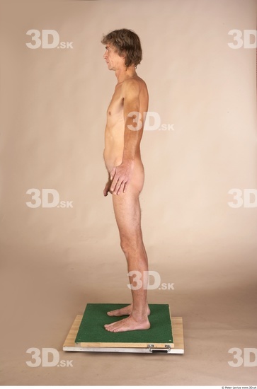 Whole Body Man Nude Athletic Studio photo references