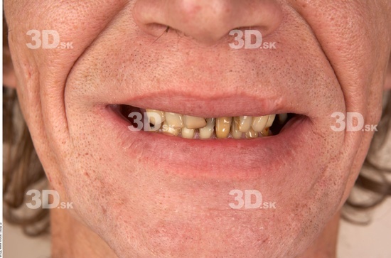 Whole Body Teeth Man Athletic Studio photo references