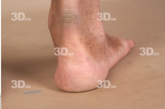 Foot Whole Body Man Nude Athletic Studio photo references