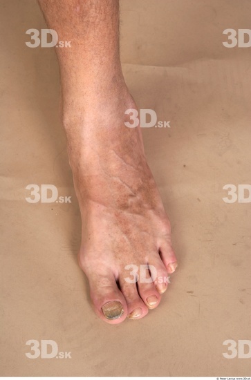 Foot Whole Body Man Nude Athletic Studio photo references