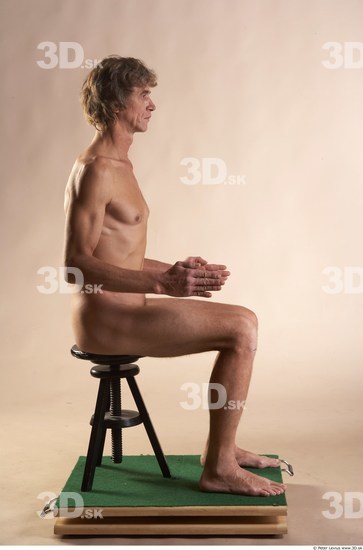 Whole Body Man Artistic poses White Nude Athletic