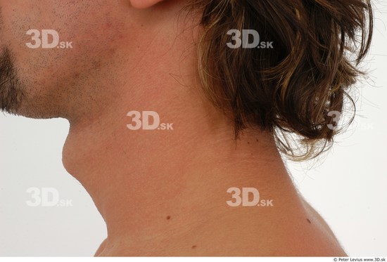 Neck Whole Body Man Nude Muscular Studio photo references