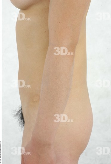 Forearm Whole Body Woman Asian Nude Slim Chubby Studio photo references