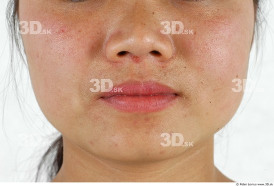 Mouth Whole Body Woman Asian Slim Chubby Studio photo references