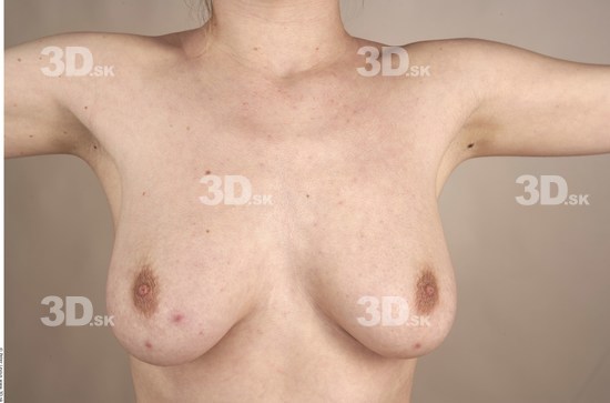 Chest Whole Body Woman Nude Slim Studio photo references