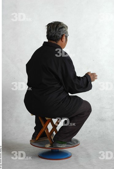 Whole Body Phonemes Man Artistic poses Asian Nude Casual Overweight Studio photo references