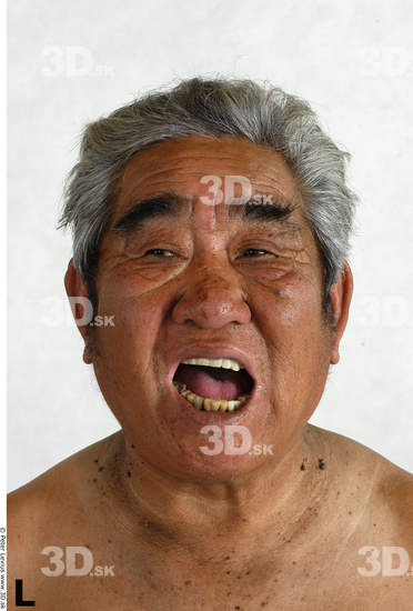 Face Whole Body Phonemes Man Asian Nude Overweight Studio photo references