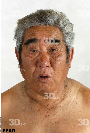 Face Whole Body Phonemes Emotions Man Asian Nude Overweight Studio photo references