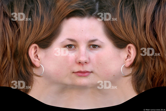 Woman White Head textures