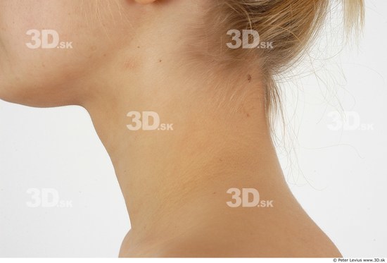 Neck Whole Body Woman Nude Slim Studio photo references