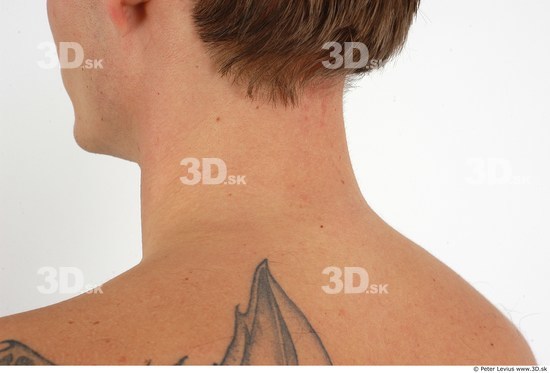 Neck Whole Body Man Nude Athletic Studio photo references