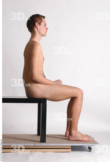 Whole Body Man Artistic poses White Nude Athletic