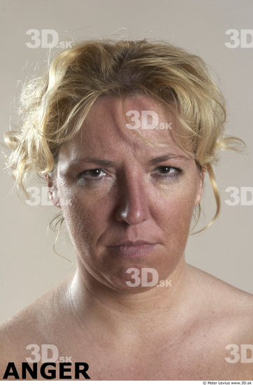 Face Emotions Woman White Overweight