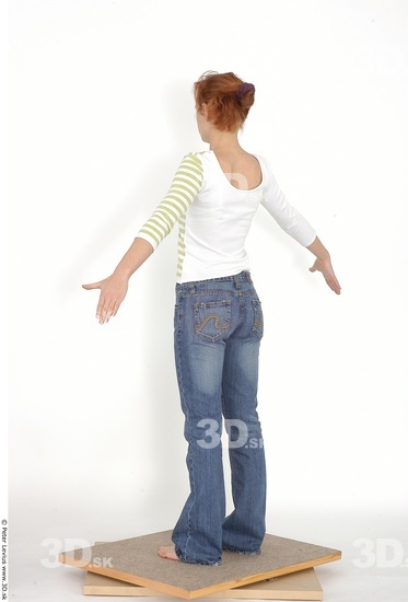 Whole Body Woman White Casual Slim