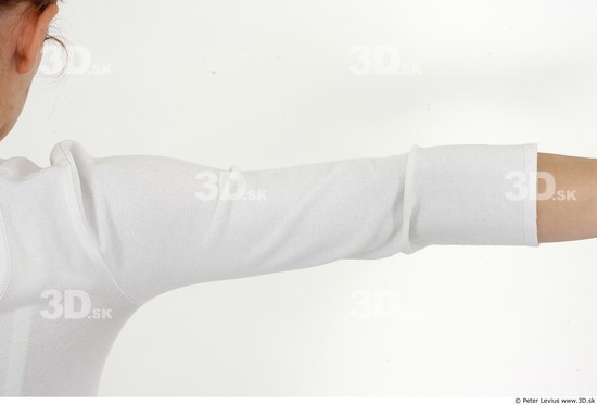 Arm Woman White Casual Slim