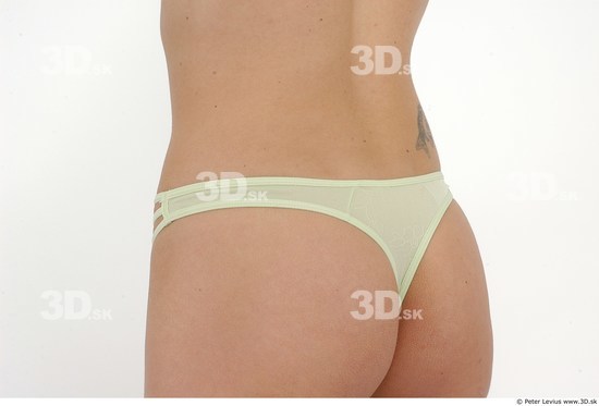 Bottom Woman White Underwear Slim