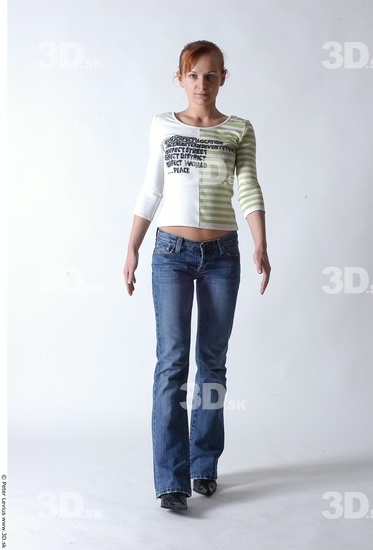 Whole Body Woman Animation references White Casual Slim