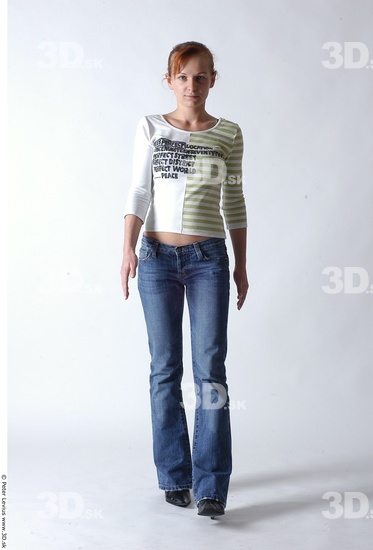 Whole Body Woman Animation references White Casual Slim