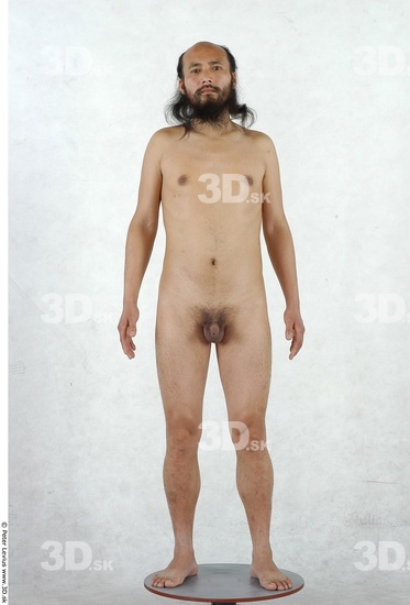 Whole Body Man Asian Nude Average Studio photo references