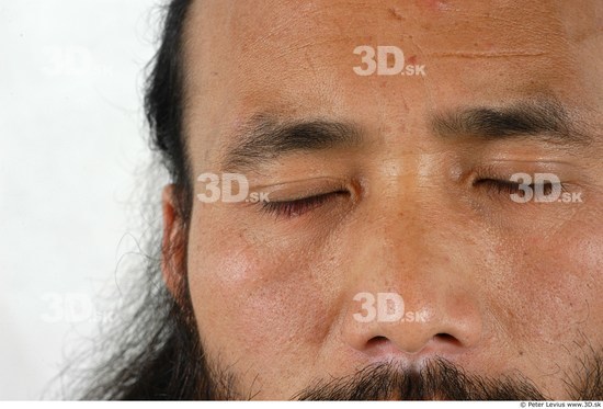 Eye Whole Body Man Asian Nude Average Studio photo references