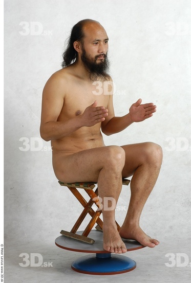 Whole Body Phonemes Man Artistic poses Asian Nude Average Studio photo references