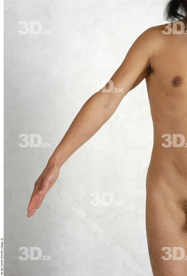 Arm Whole Body Phonemes Man Animation references Asian Nude Average Studio photo references