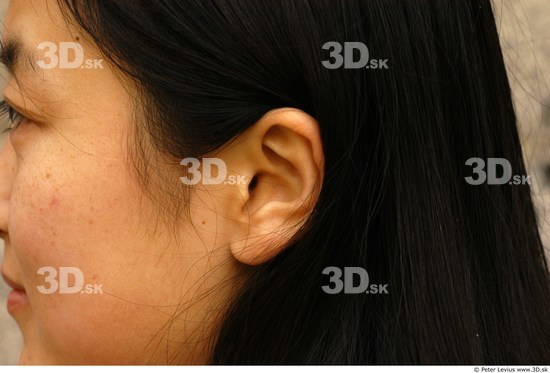 Ear Woman Asian Slim
