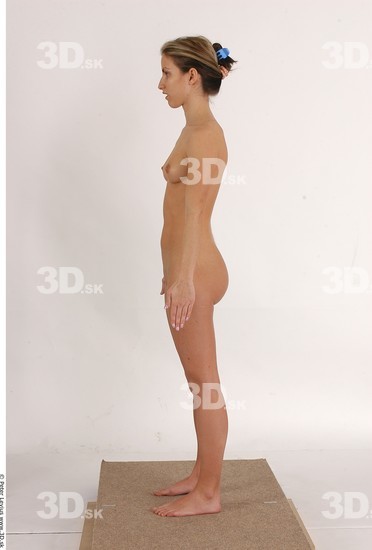 Whole Body Woman Nude Athletic Studio photo references