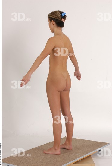 Whole Body Woman Nude Athletic Studio photo references